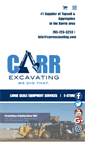 Mobile Screenshot of carrexcavating.com